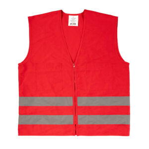 Chaleco Seguridad Powerfull Rojo